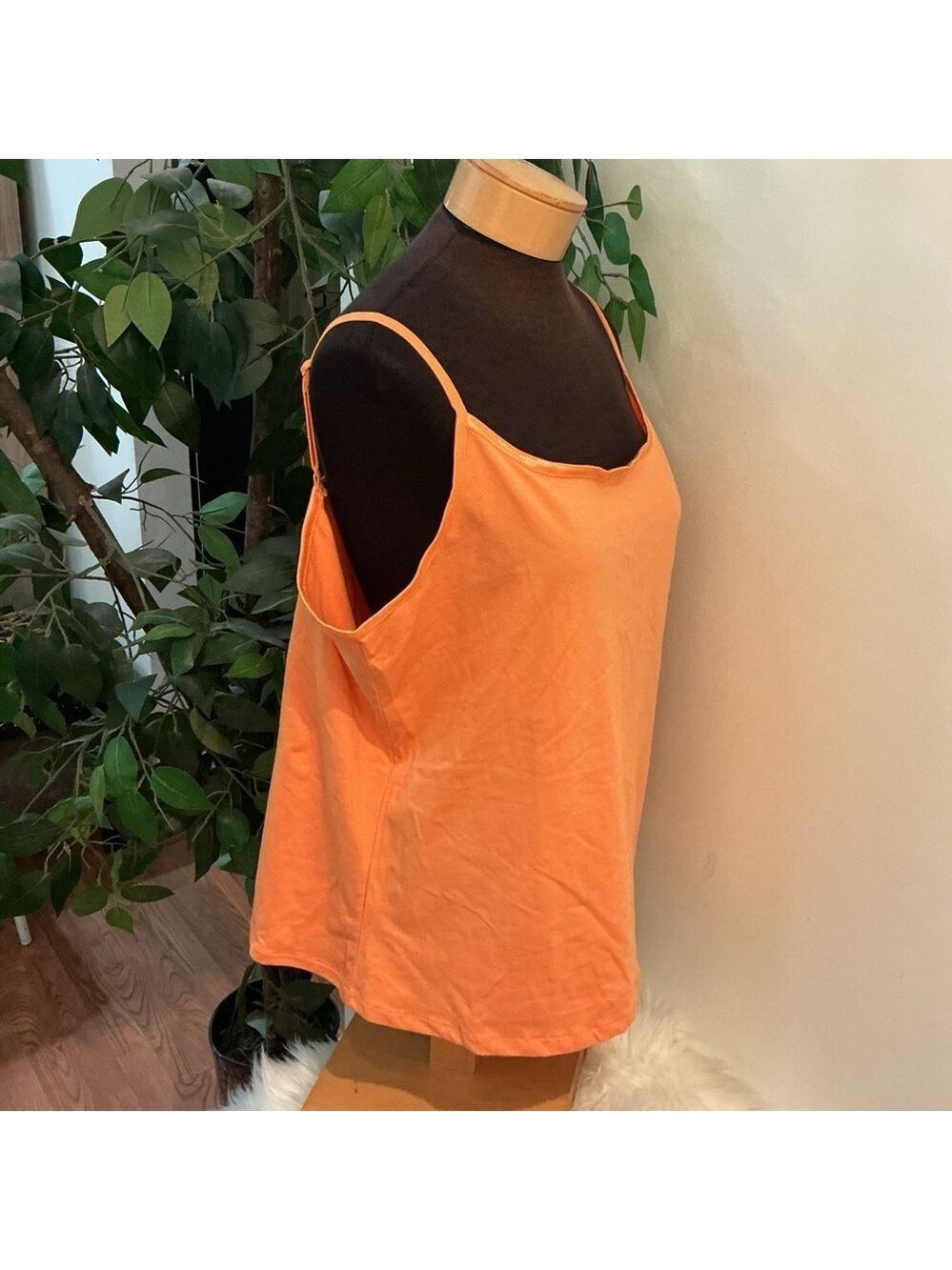 Women's Avenue Orange Tank Top Plus Size 22/24 NWT - Picture 3 of 12